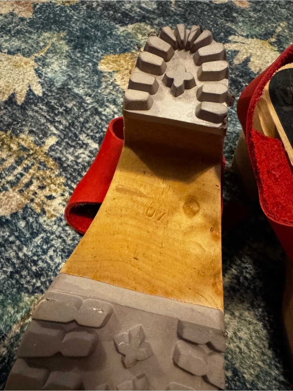 MIA Red Leather Heels - Picture 4 of 6